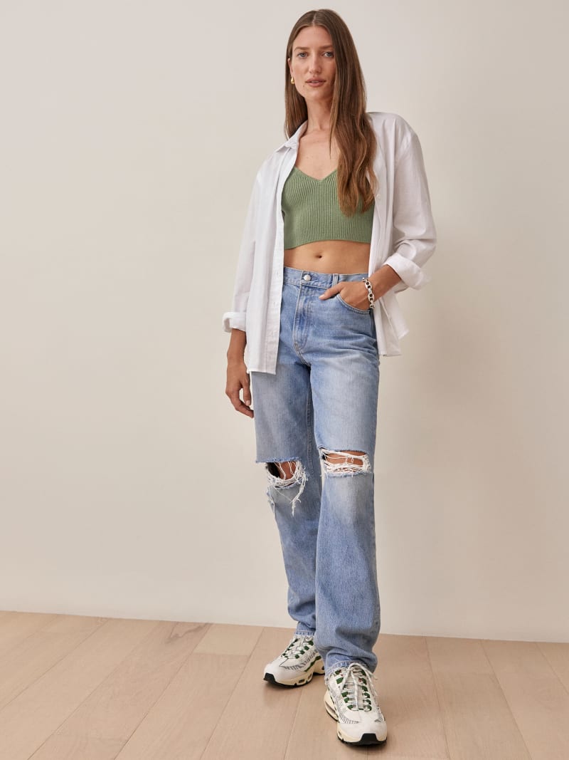 Lita Cotton Cropped Tank