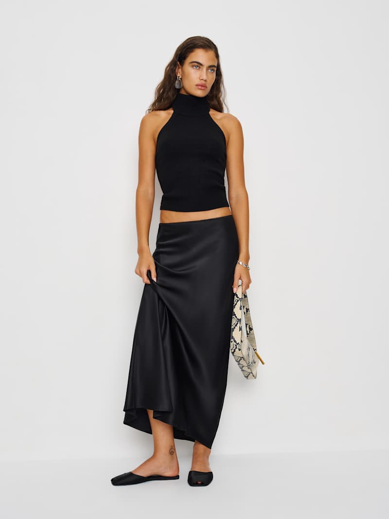 Petites Layla Silk Skirt