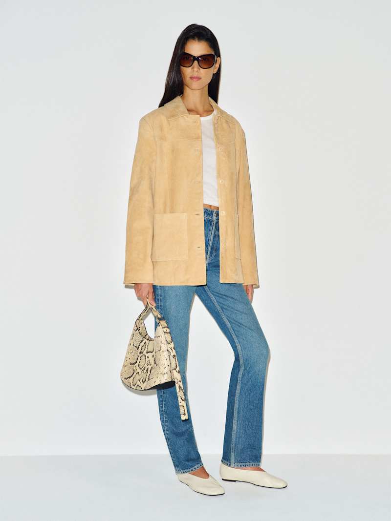 Veda Lincoln Suede Shirt Jacket