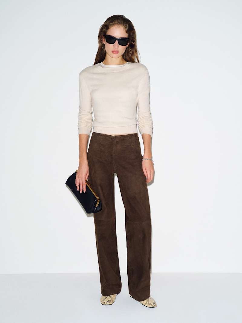 Veda Vida Low Rise Leather Pant