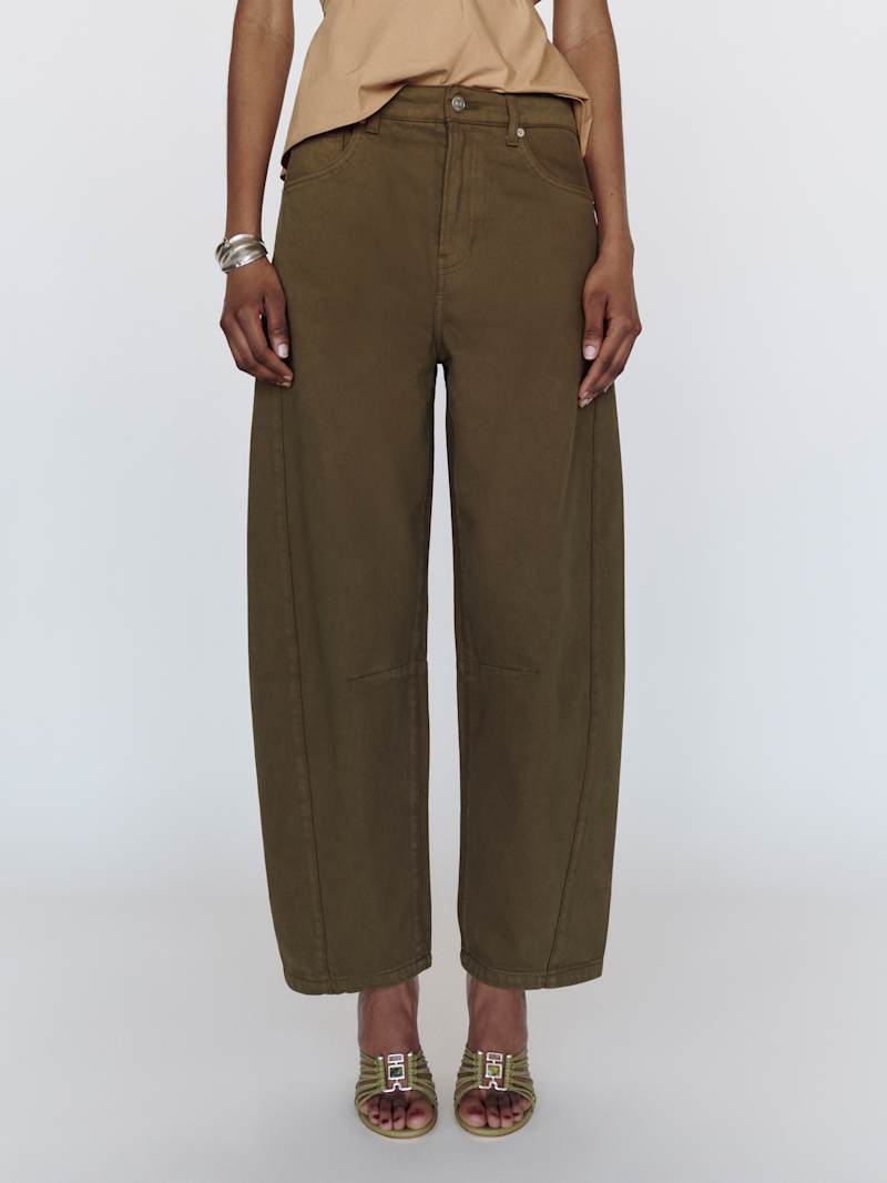 Tyler Mid Rise Barrel Jeans