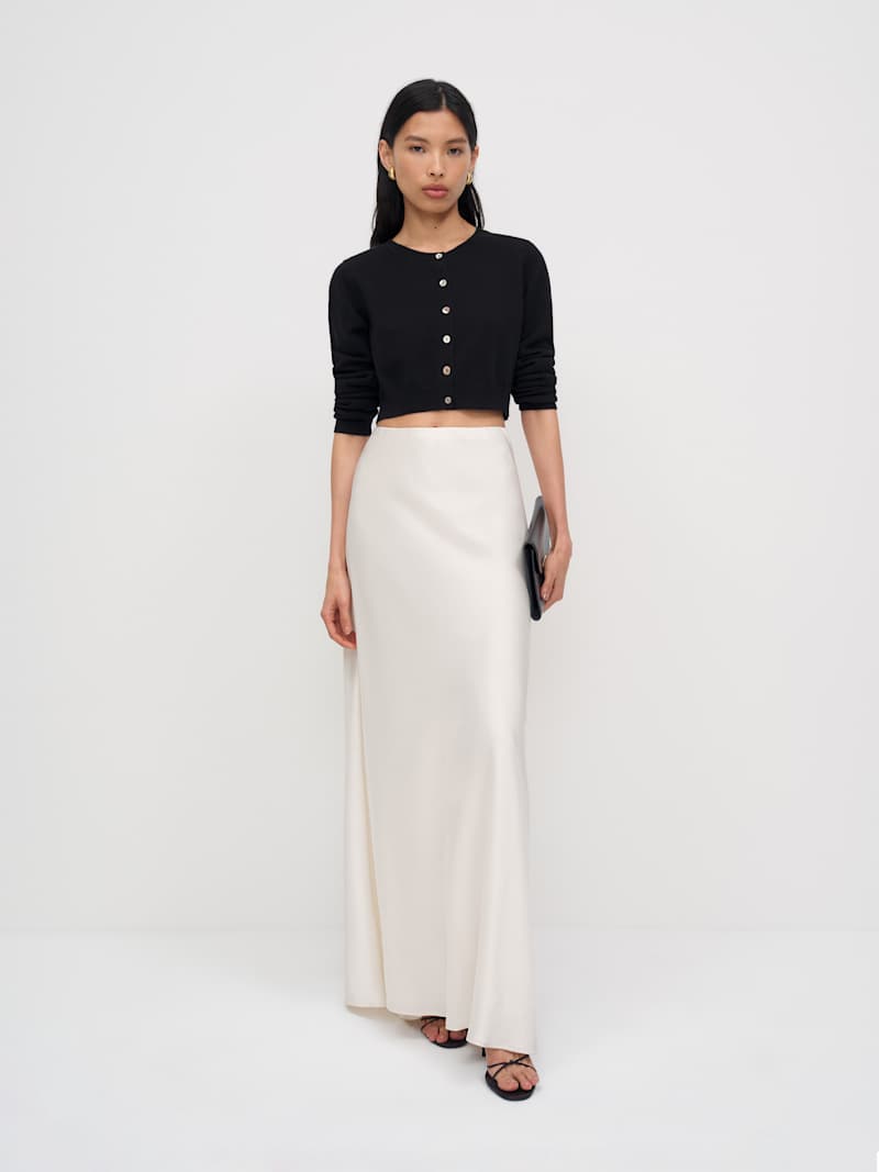 Janie Cashmere Crew Cardigan