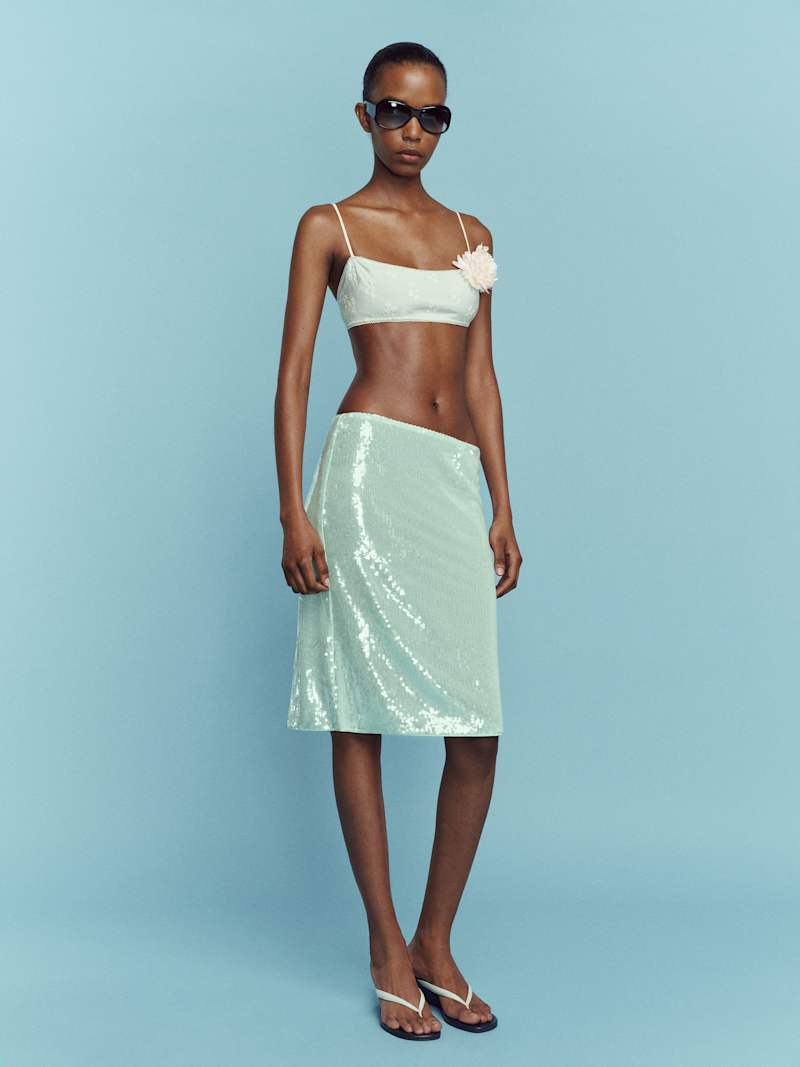 Brodie Sheer Knit Skirt