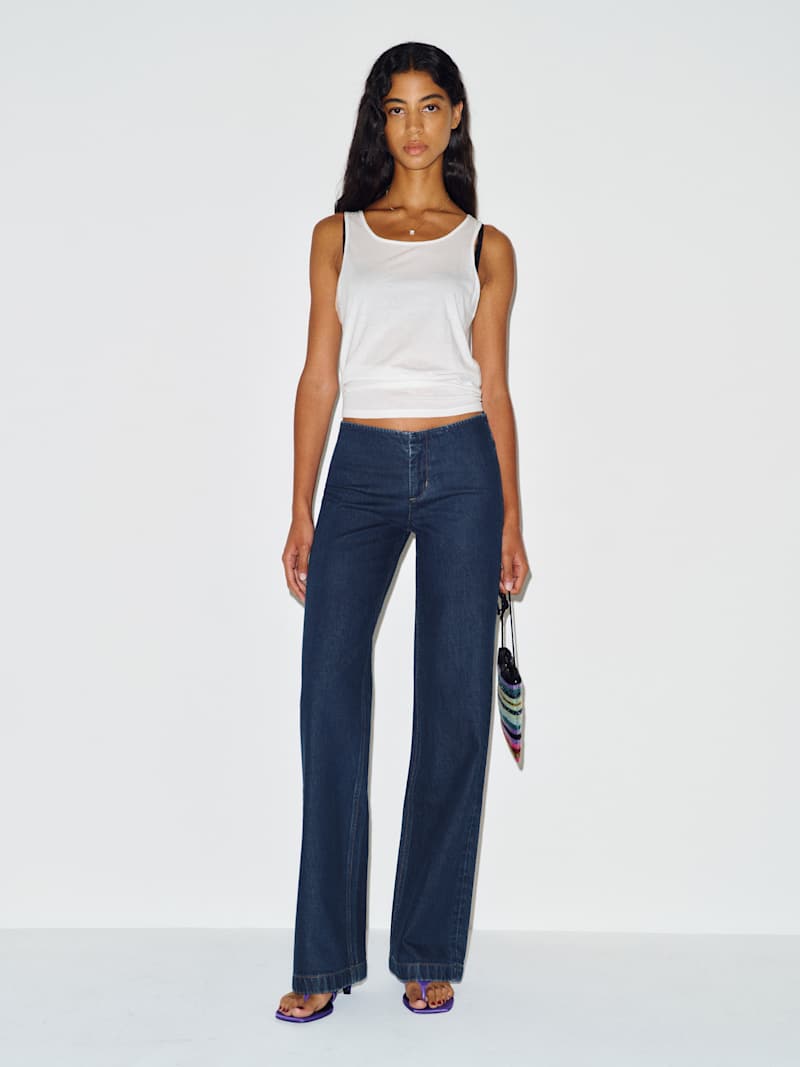 Talissa Stretch Low Rise Trouser Wide Leg Jeans