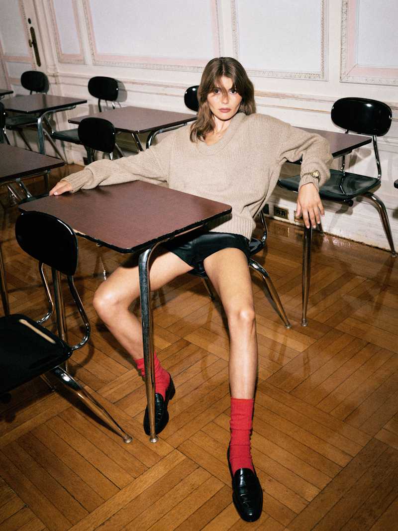Jonie Cashmere Oversized Scoop Neck