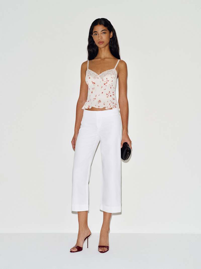 Kat Low Rise Straight Cropped Jeans