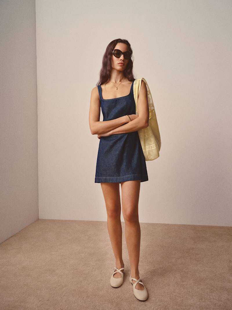 Elinda Denim Mini Dress