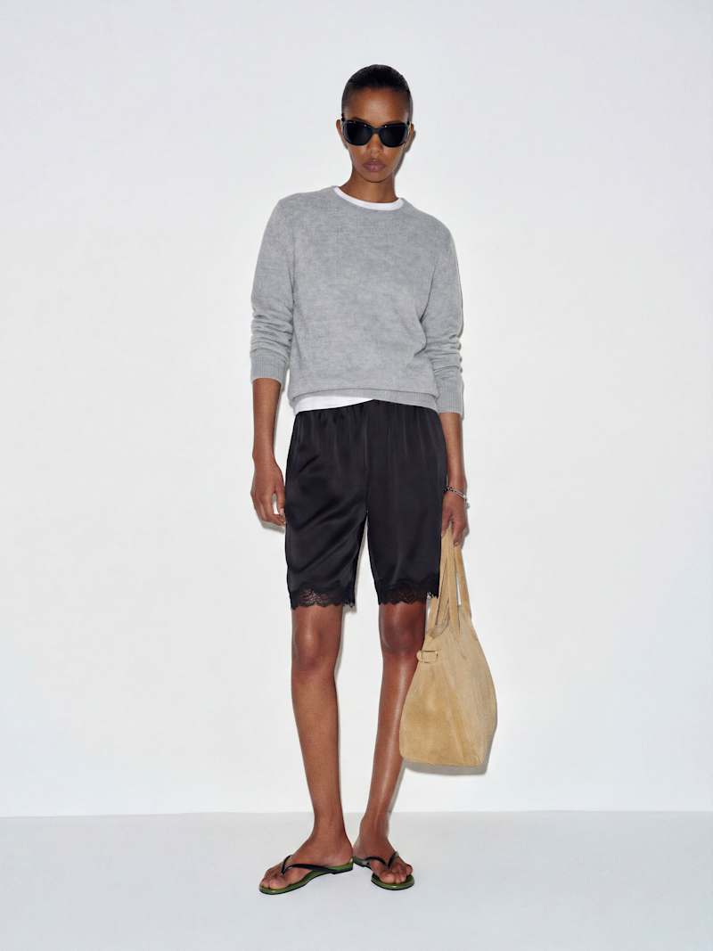 Clara Silk Bermuda Short