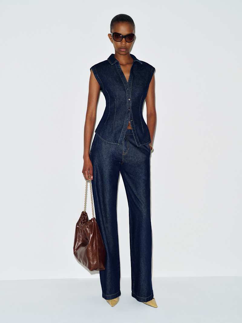 Veronica Denim Top