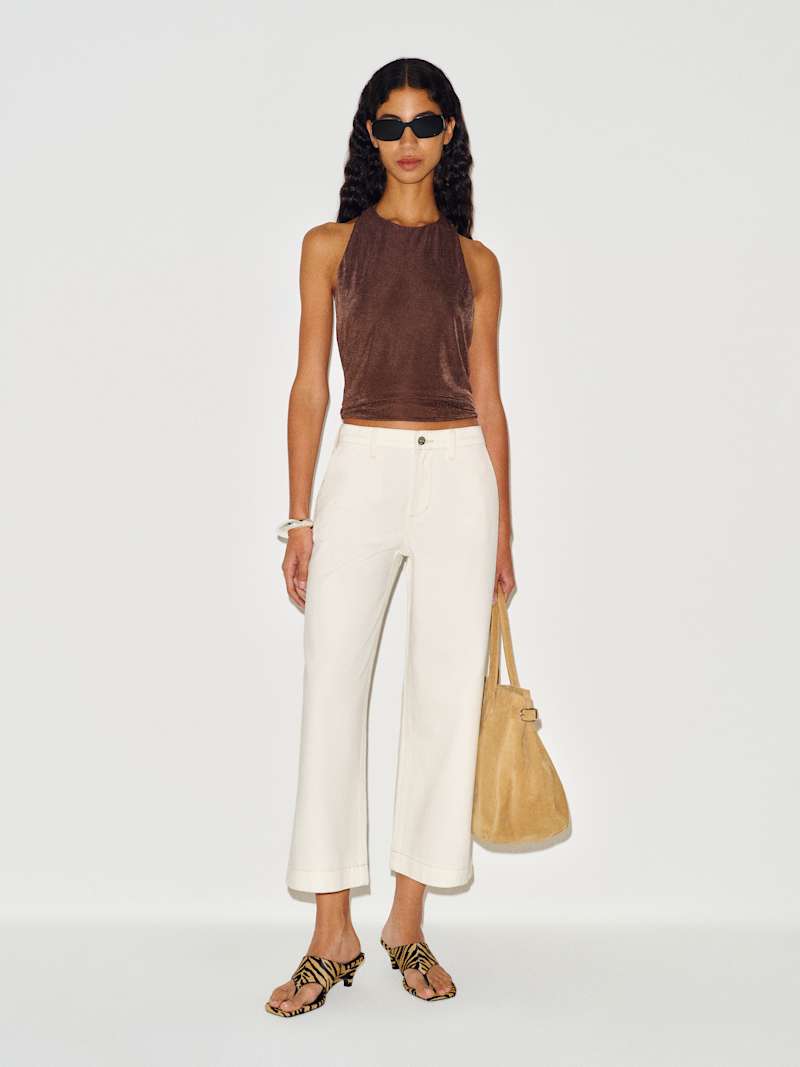 Cary Low Rise Slouchy Wide Leg Cropped Jeans