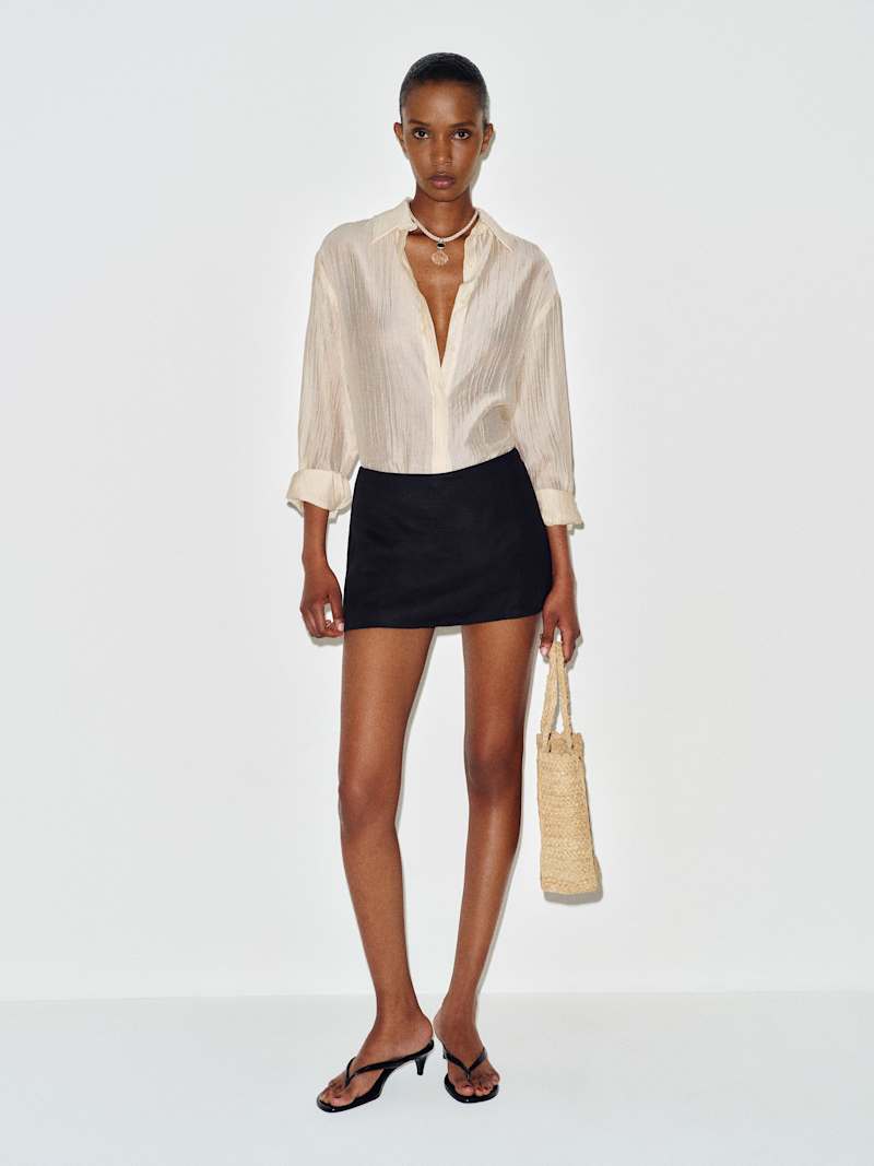 Penelope Linen Skort