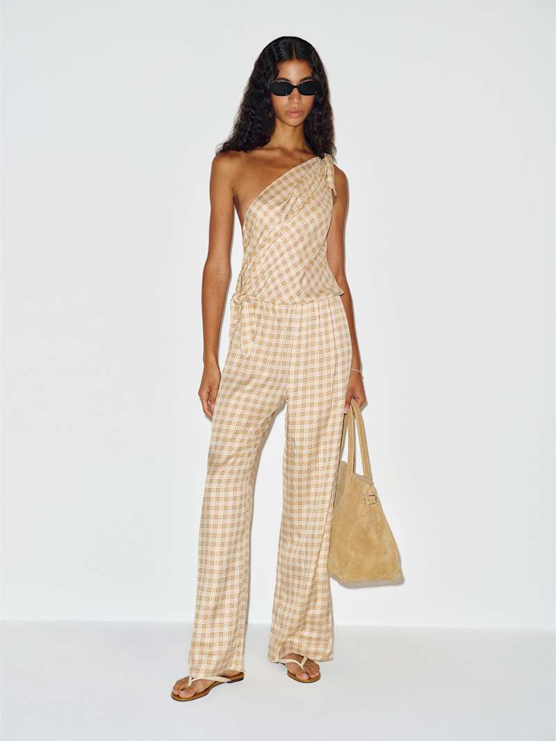 Jenni Silk Twill Jumpsuit