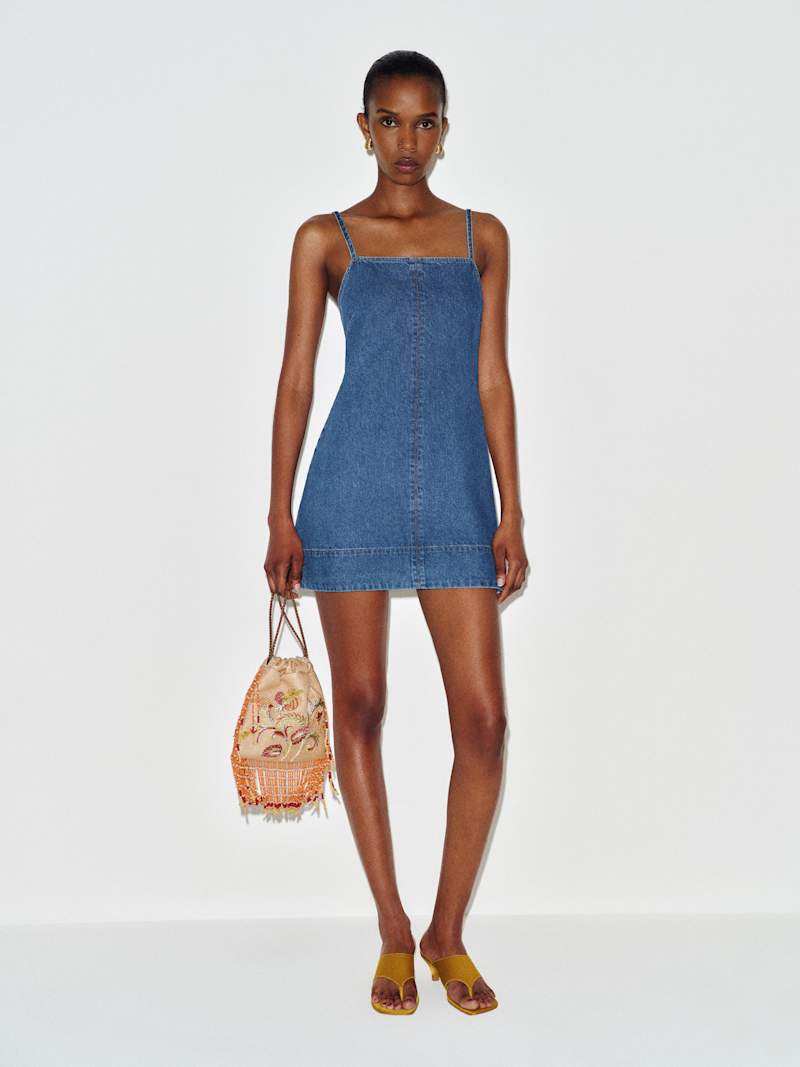 Lorena Denim Mini Dress