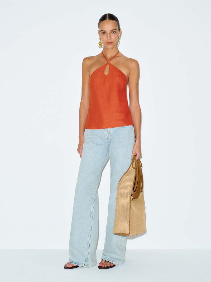 Rosana Linen Top