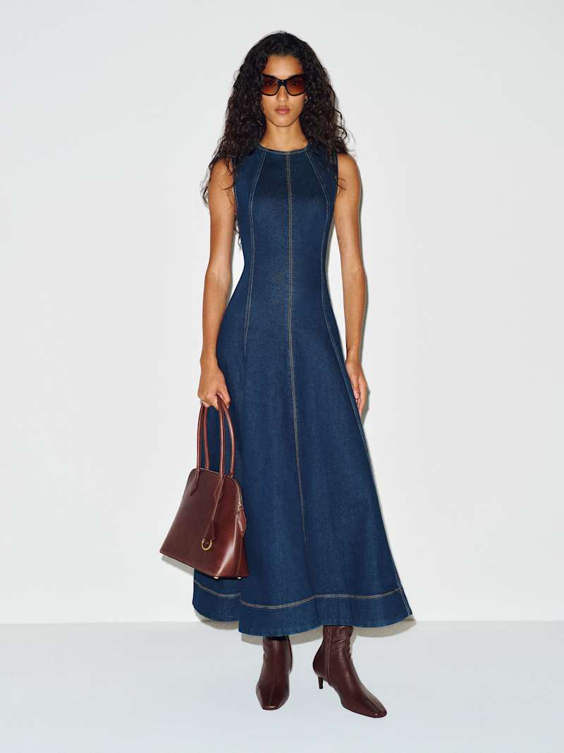 Cecilia Denim Midi Dress
