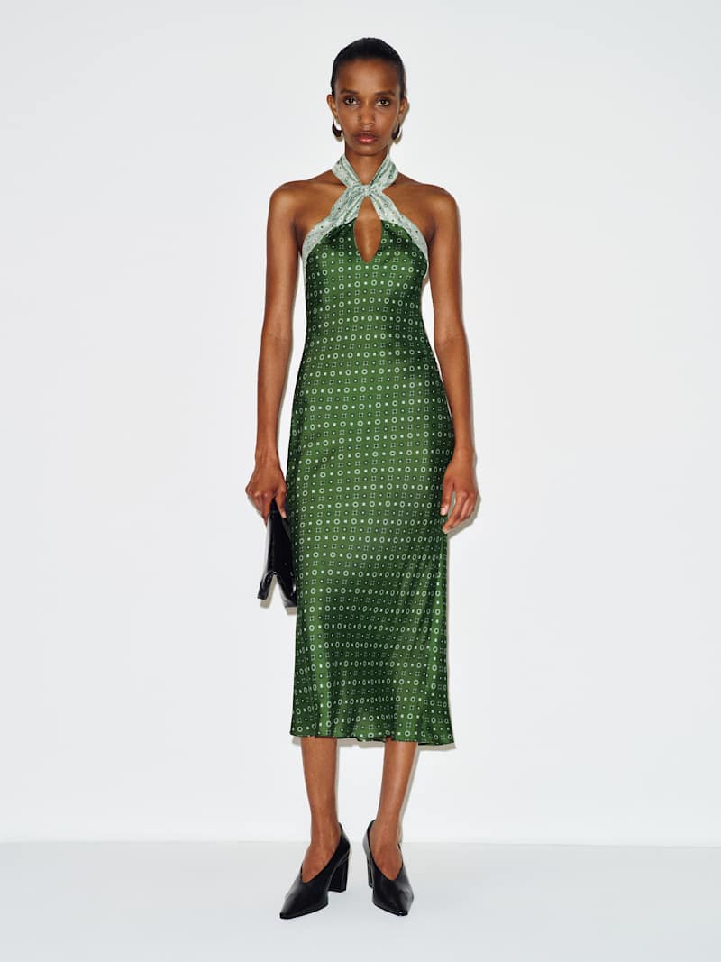 Meli Silk Twill Dress