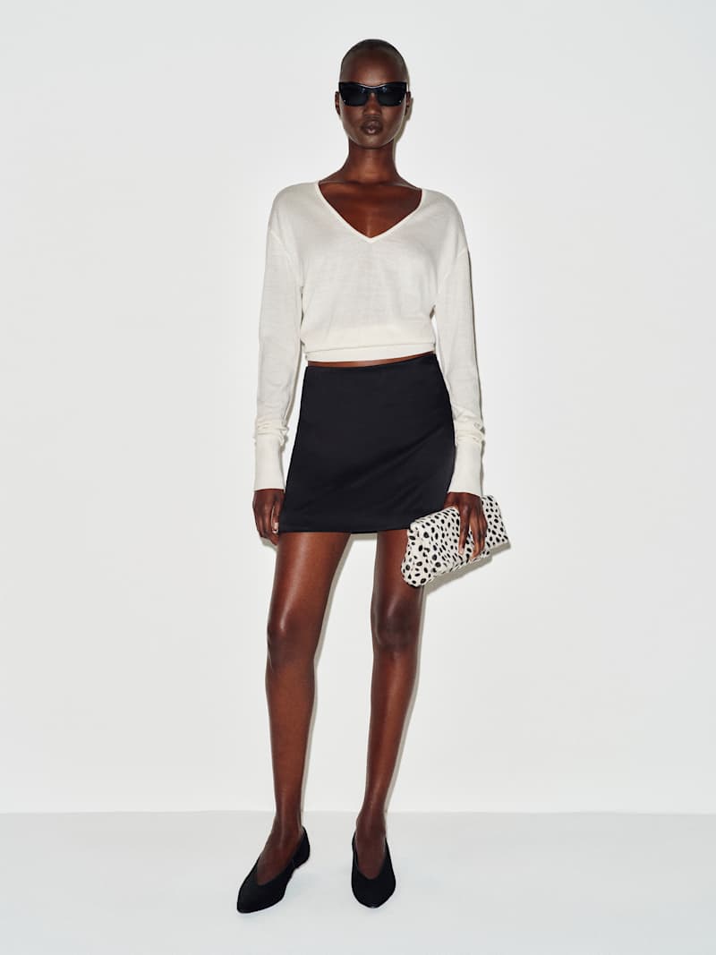 Alexa Satin Skirt