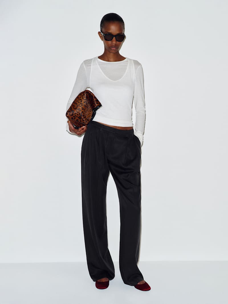 Frances Low Rise Relaxed Long Pant