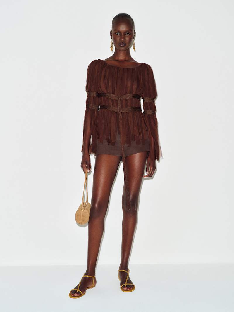 Vintage Max Mara Fringe Top