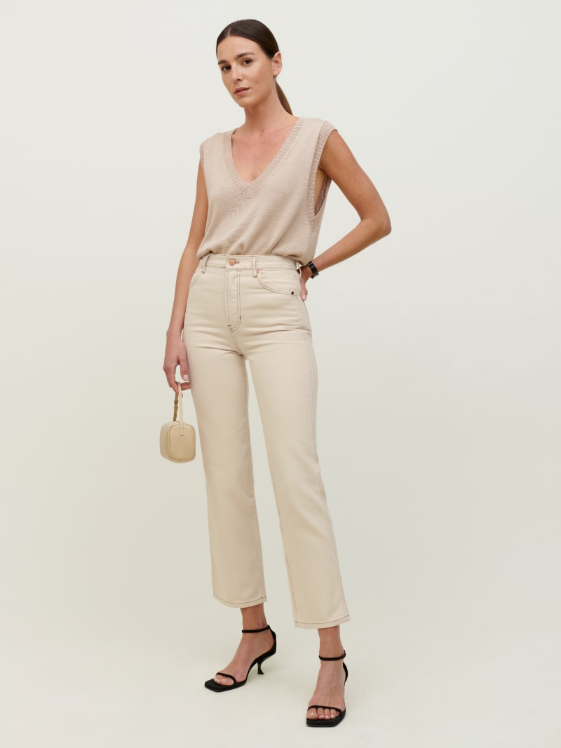 Cowboy High Rise Straight Jeans