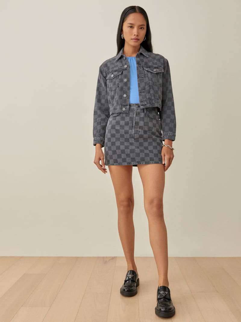 Cora Shrunken Denim Jacket